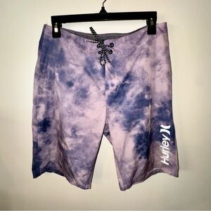 Hurley Swim Tie-Dye Swim Trunks